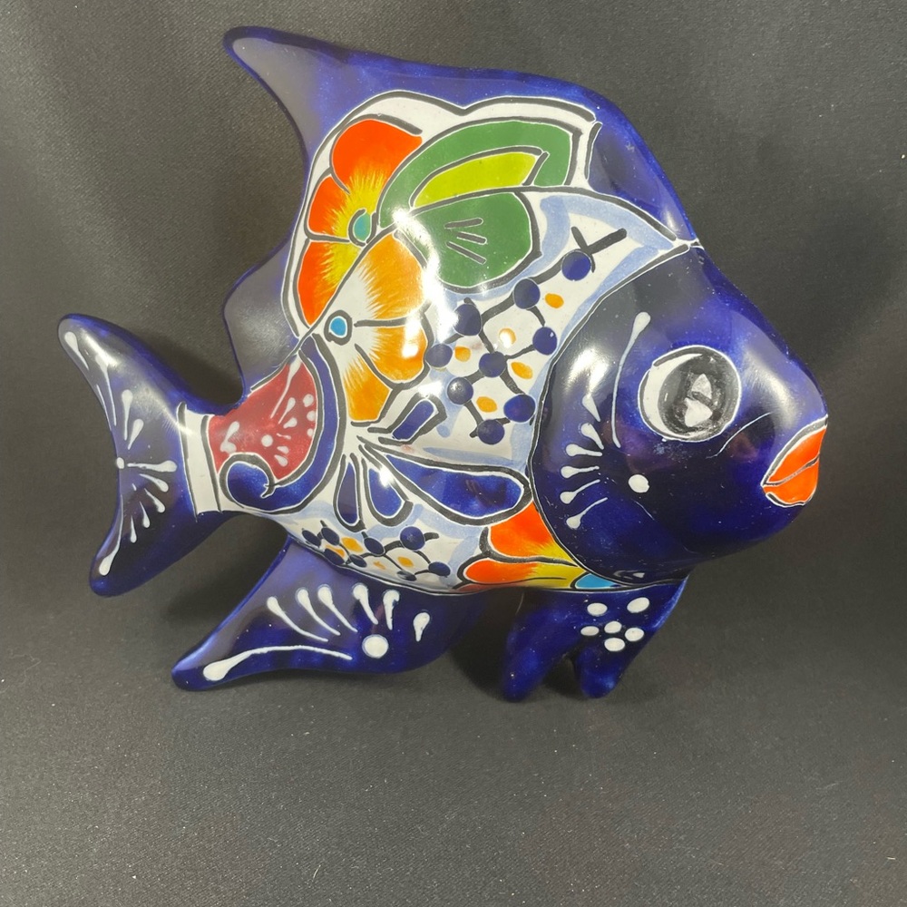 Talavera Pottery Fish Mexican Wall Art
